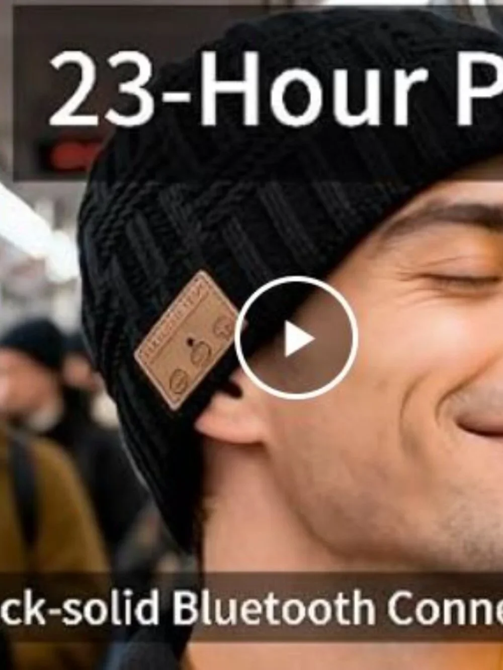 Bluetooth Beanie,Wireless Beanie Headphones Hat Unique Christmas Tech Gifts